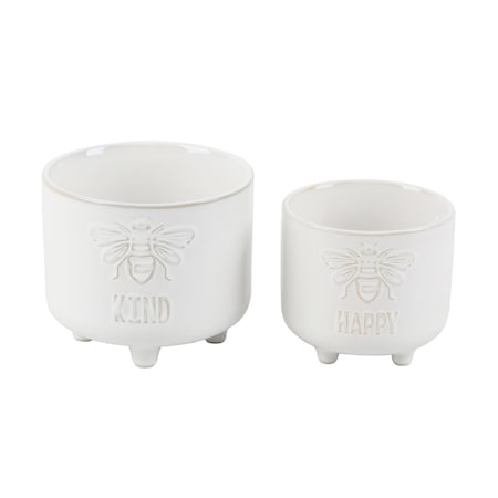 Conservatorio 6' &4.75' BE KIND Footed Ceramic, Set of 2 CO3494485